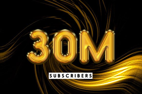 30m Subscribers Editable Text Effect: A Strategic Tool for Creative Professionals