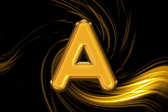 3D Rendering of Gold Alphabet: A Creative Tool for Designers and Businesses