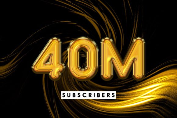 40m Subscribers Editable Text Effect: A Strategic Tool for Creative Professionals