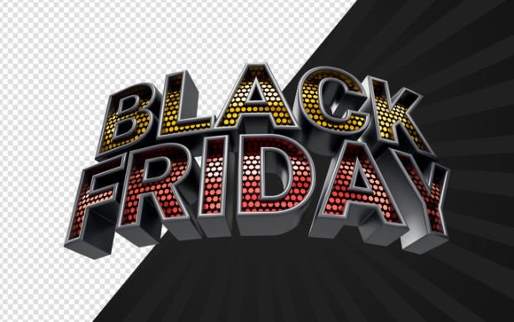 Sale Banner Design Template on Dark Back