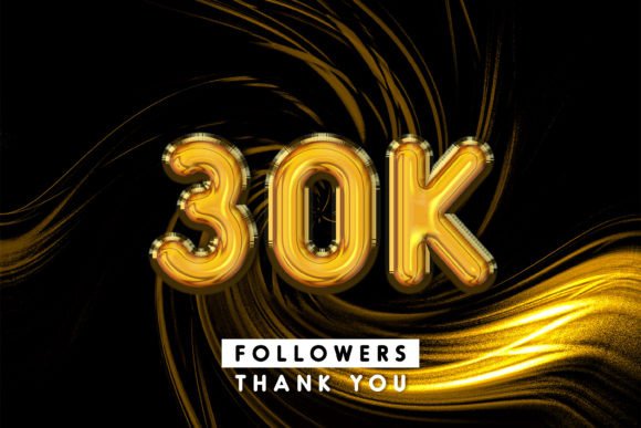Thank You 30k Followers 3D Text Effect: A Creative Tool for Digital Recognition